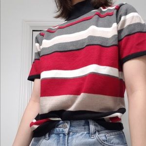 Vintage striped knit shirt